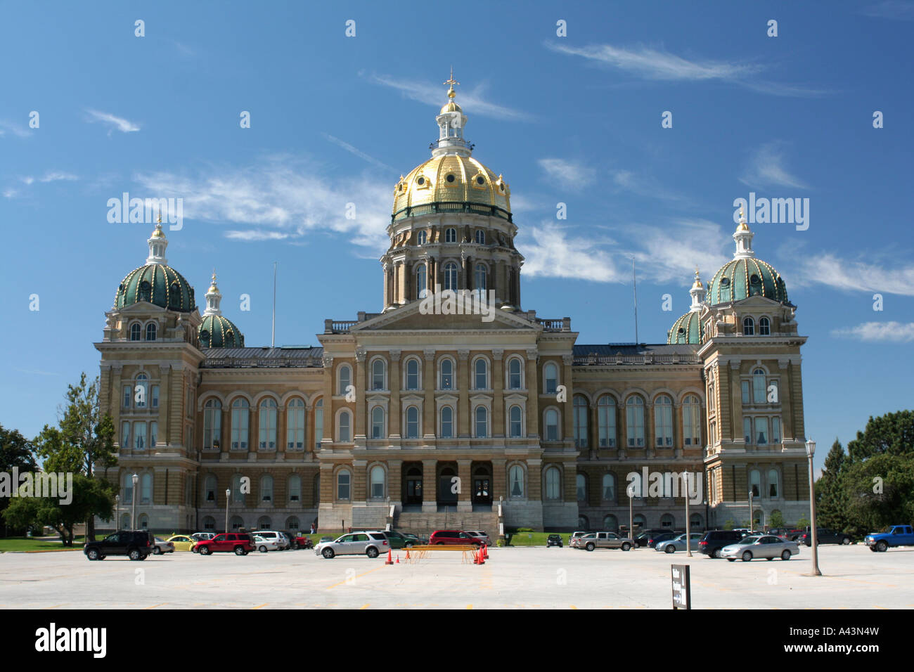 The Capitol building in Des Moines Iowa Stock Photo Alamy