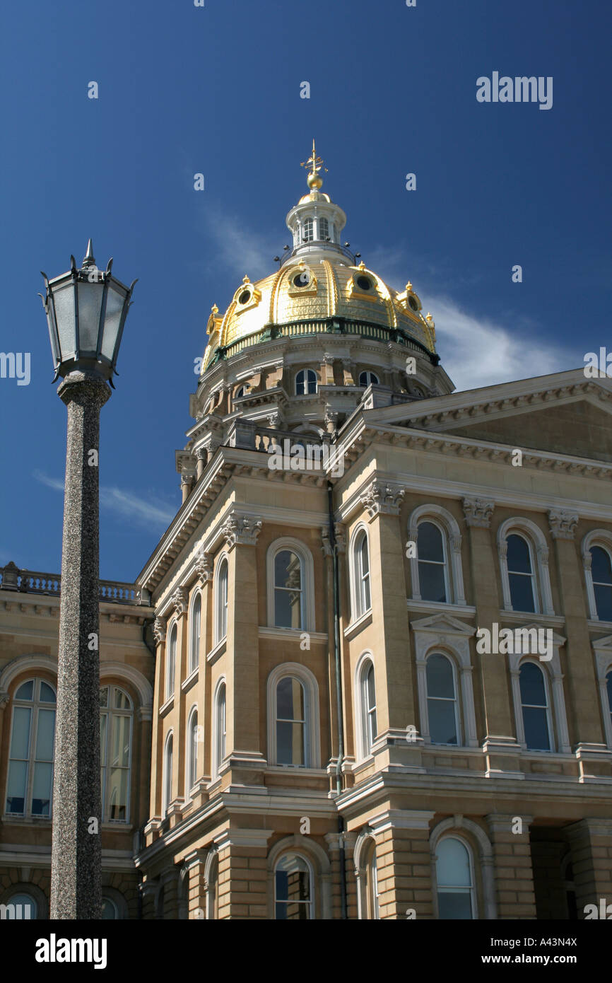 The Capitol building in Des Moines Iowa Stock Photo Alamy