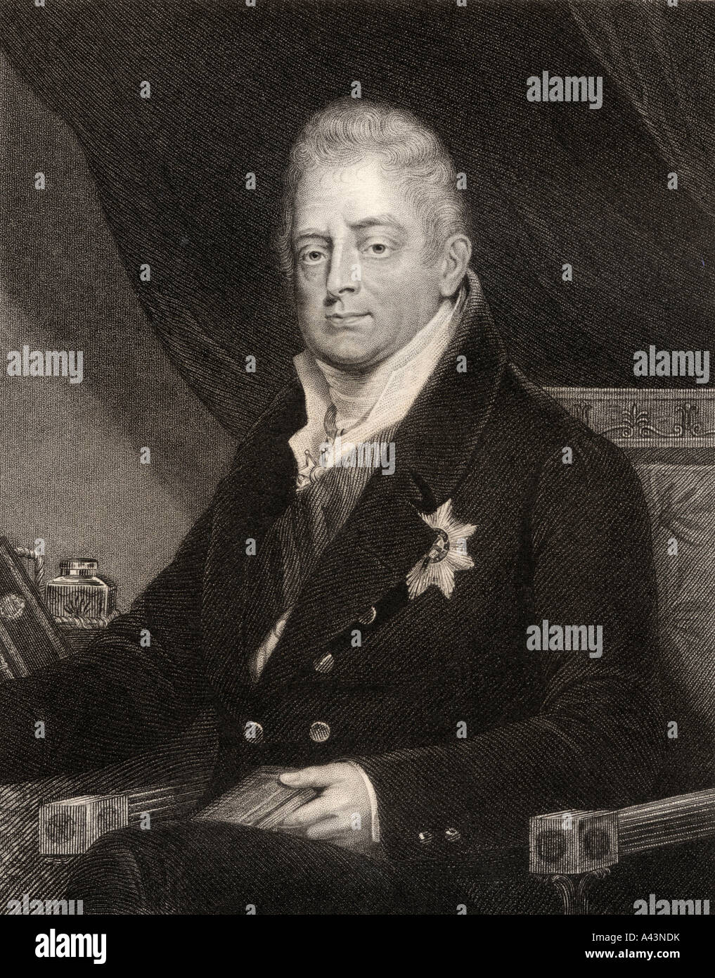 King William IV, 1765 - 1837. King of Great Britain and Ireland and King of Hanover, 1830 - 1837. Stock Photo