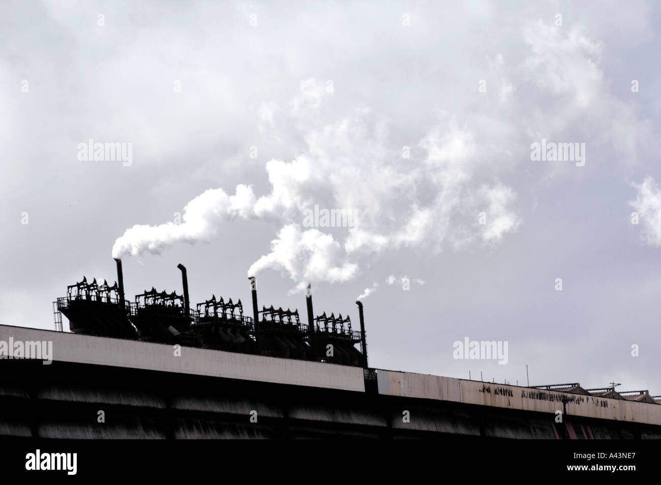 Emissions from the hot strip mill at Tata Corus Llanwern steelworks