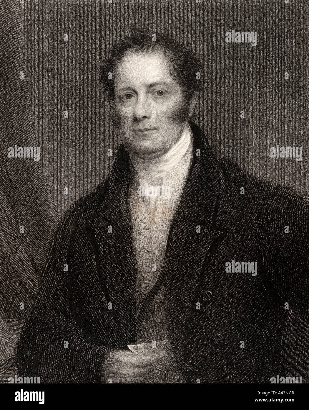 Edward Baines, 1774 - 1848. English newspaper proprietor and politician. Stock Photo