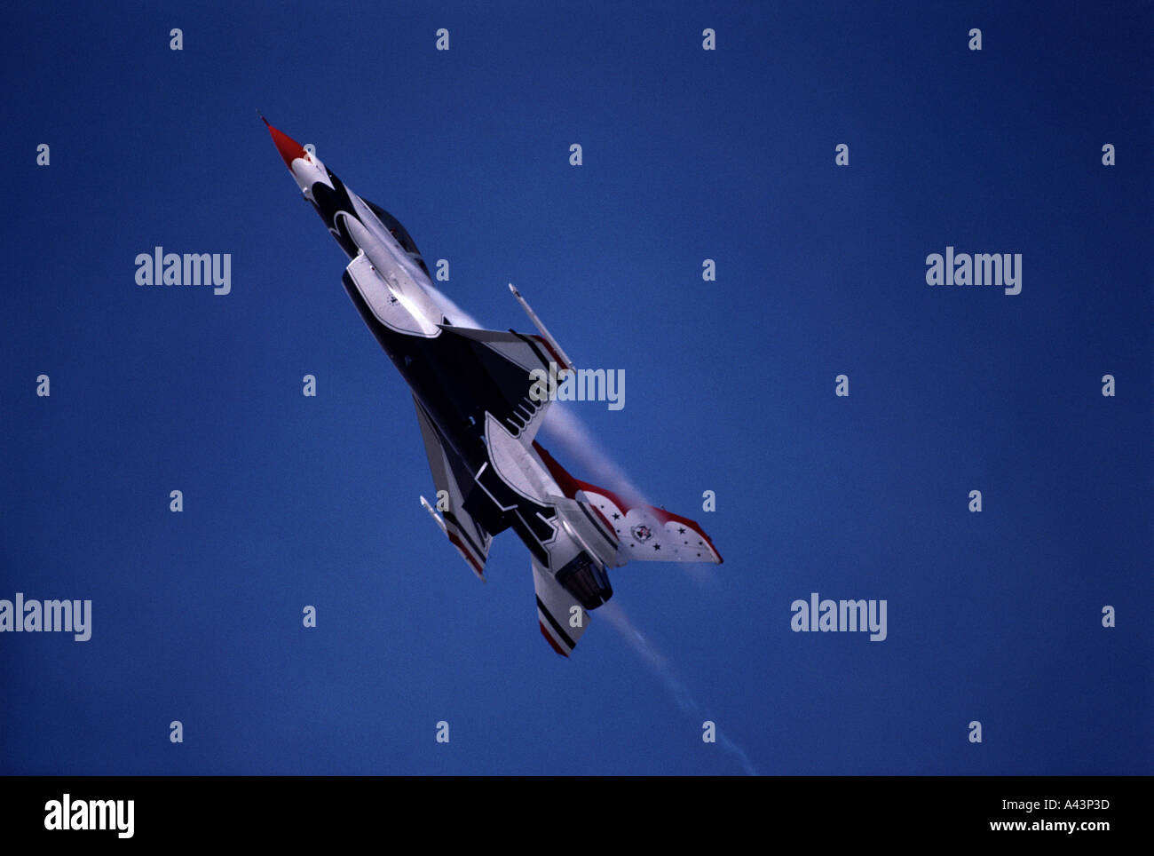 USAF Thunderbirds F 16  Stock Photo