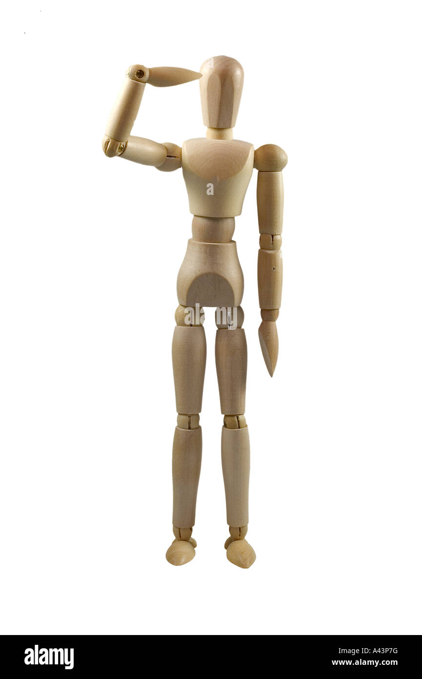 Wooden artists mannequin hi-res stock photography and images - Alamy