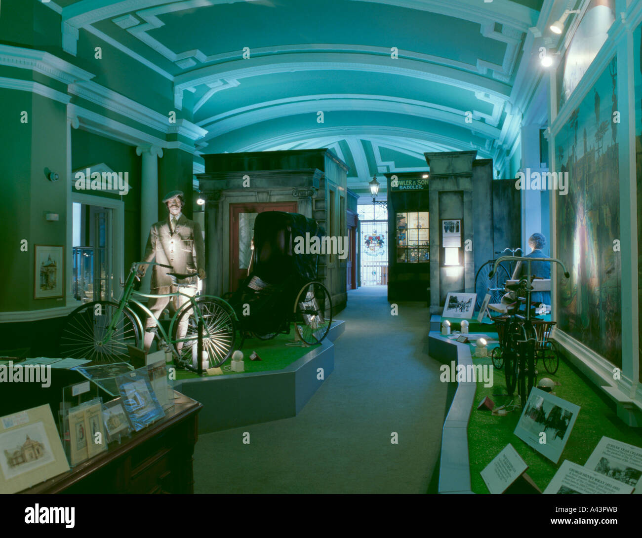 Interior and display in the Royal Pump Room, Harrogate, North Yorkshire