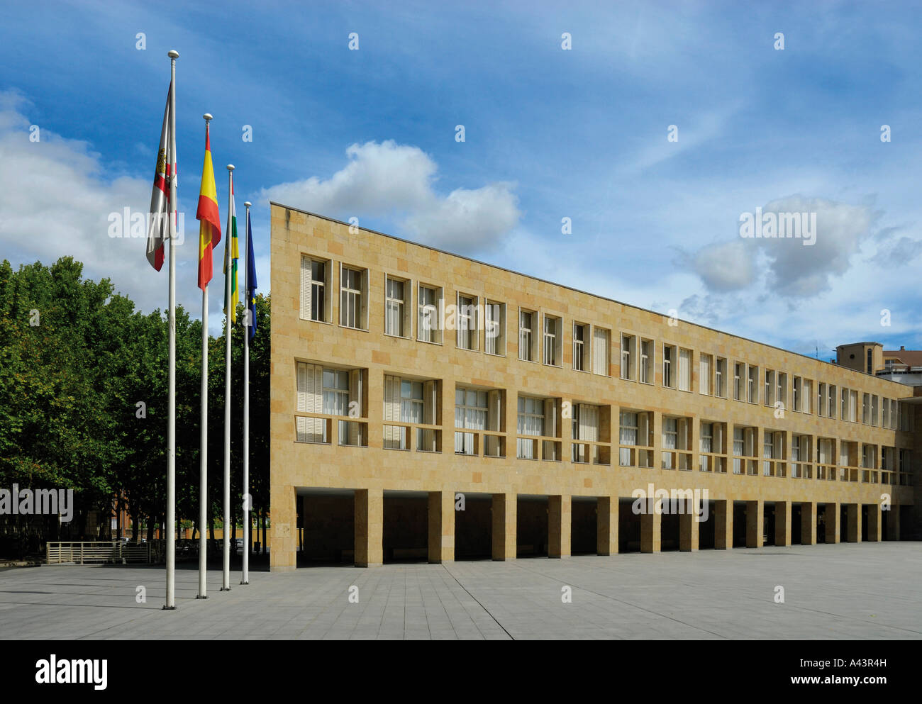 CITY HALL BY RAFAEL MONEO LOGRONO LA RIOJA SPAIN Stock Photo