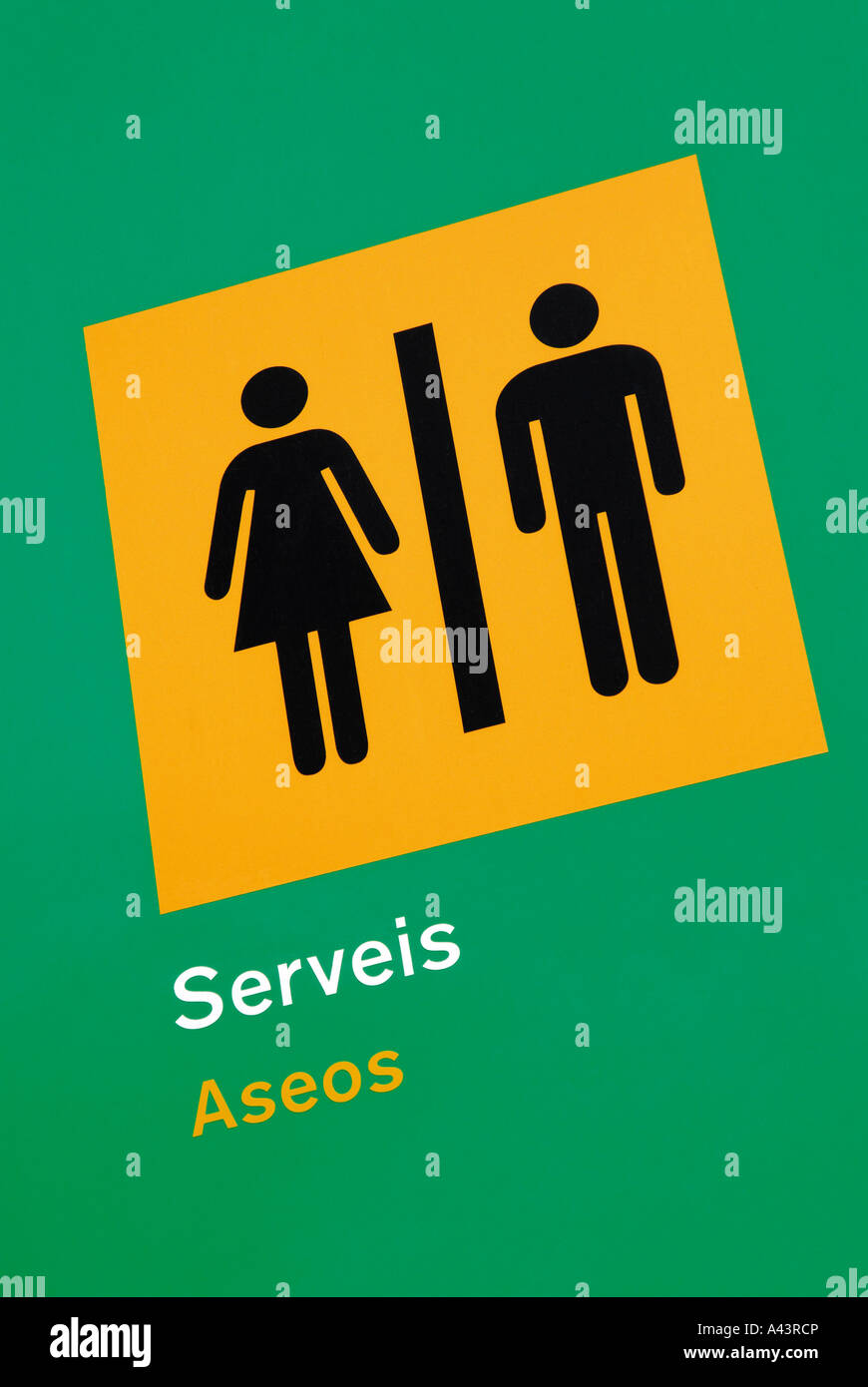 WC PUBLIC TOILETS INDICATION SIGN INFORMATION Stock Photo Alamy