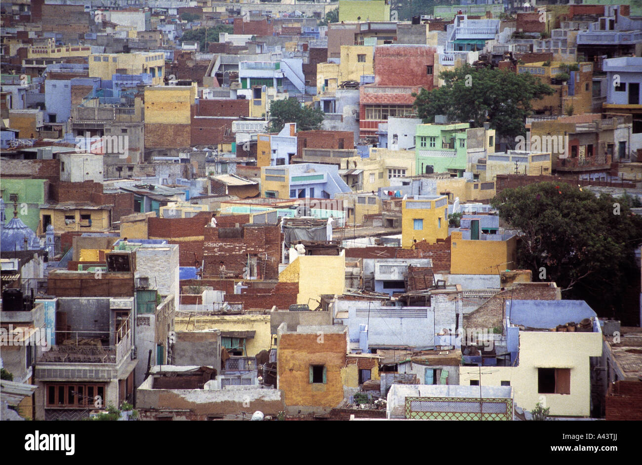 New Delhi houses Stock Photo Alamy