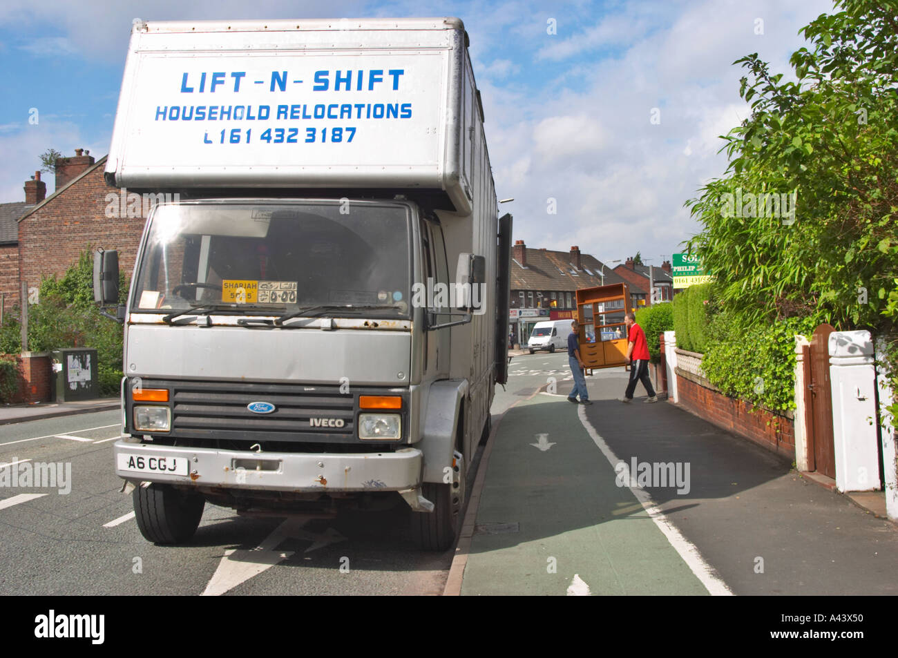 Packing the removal van Stock Photo Alamy