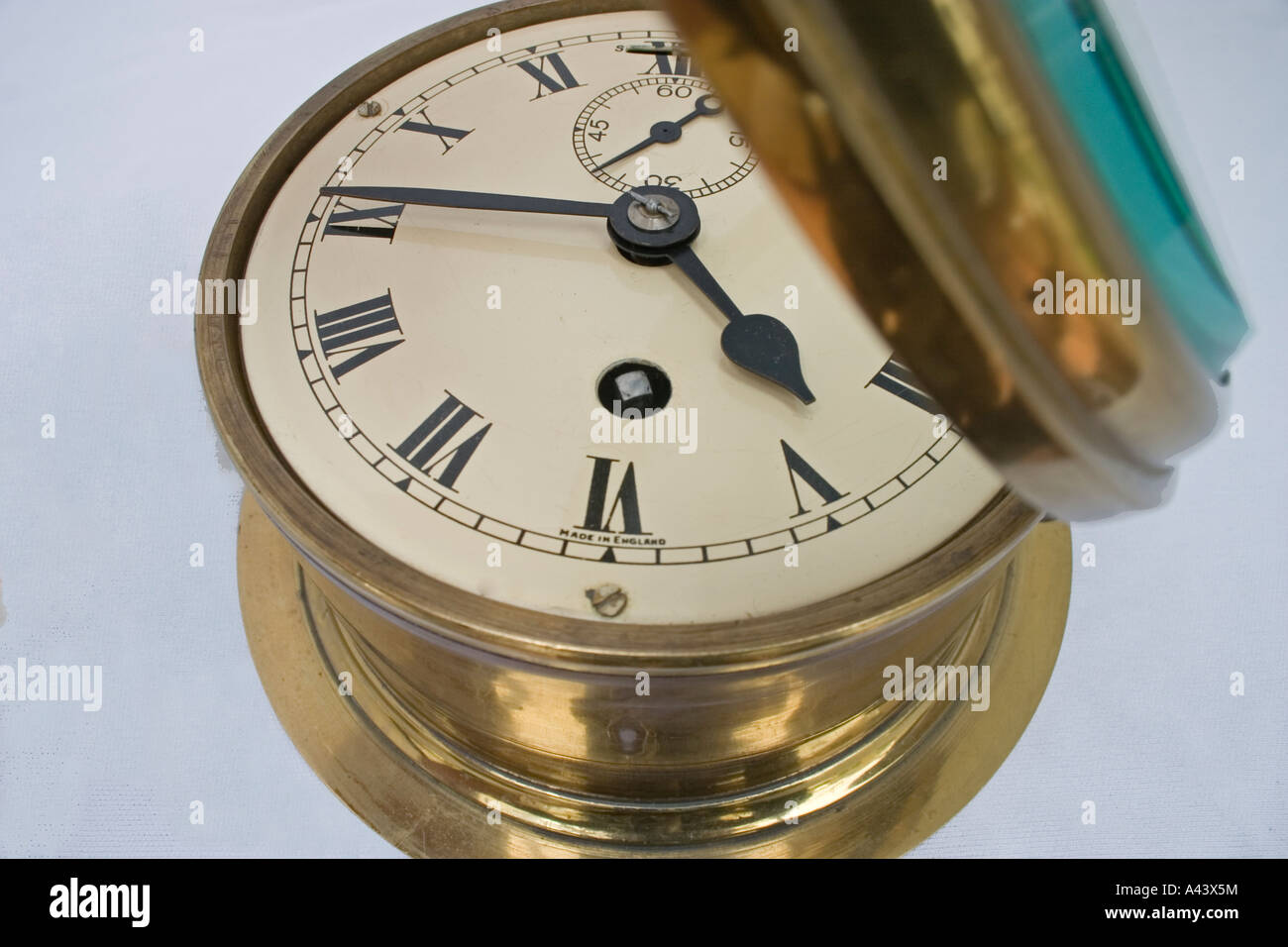 Opening Ships Clock Stock Photo Alamy