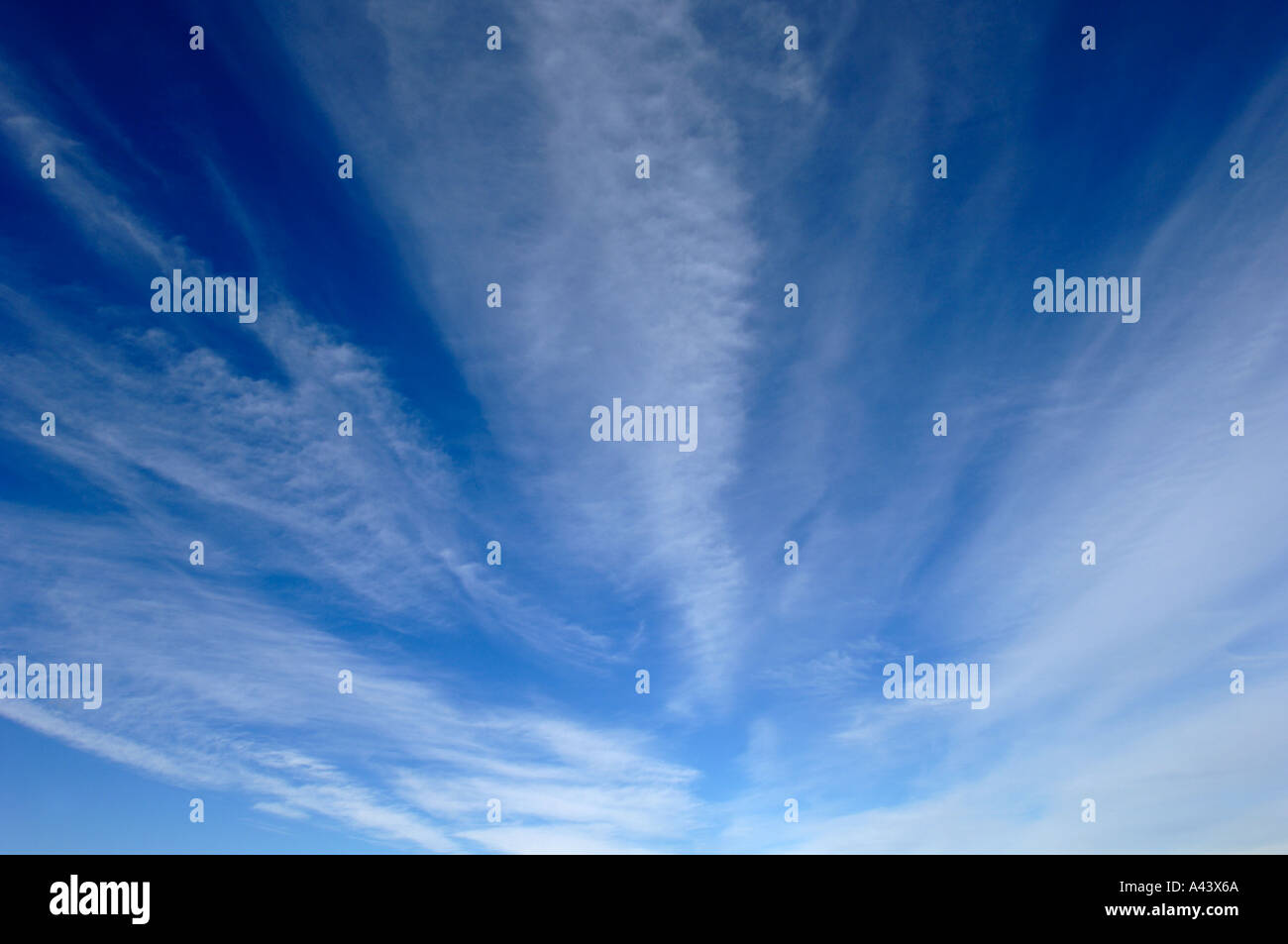 Cirrus clouds Stock Photo