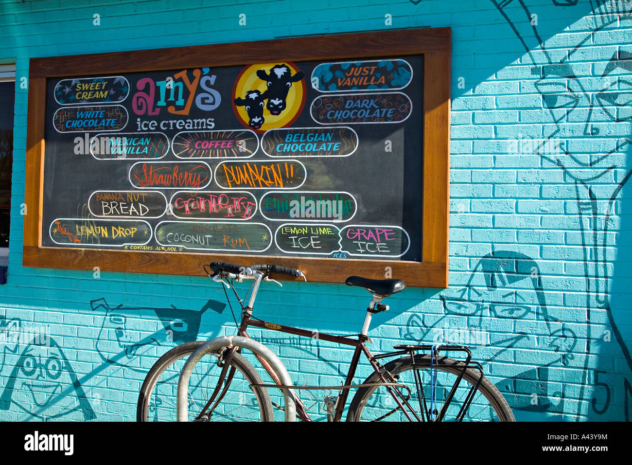 TEXAS Austin Amy s Ice Cream store on South Congress hip SoCo district