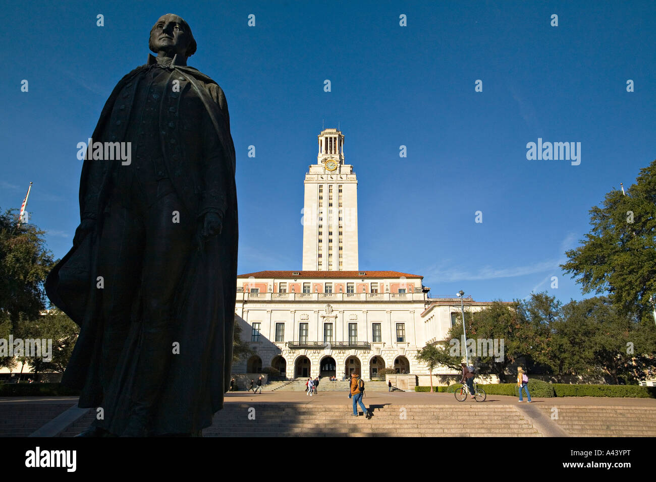 TEXAS Austin Main Building and Tower on the University of Texas campus