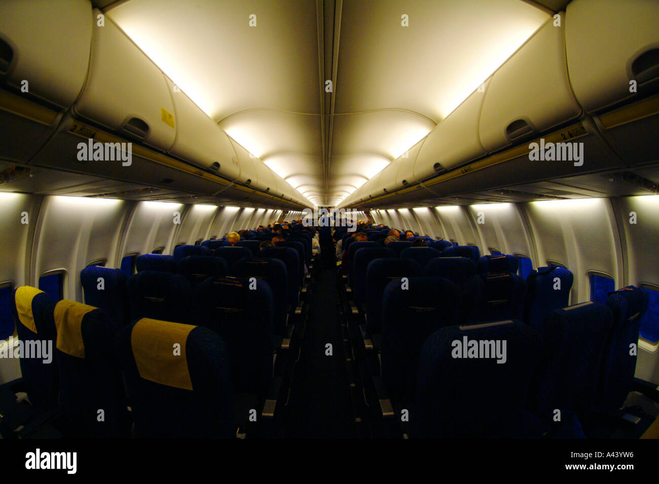 Easyjet Cabin Aircraft Airplane Aeroplane Plane Interior Inside
