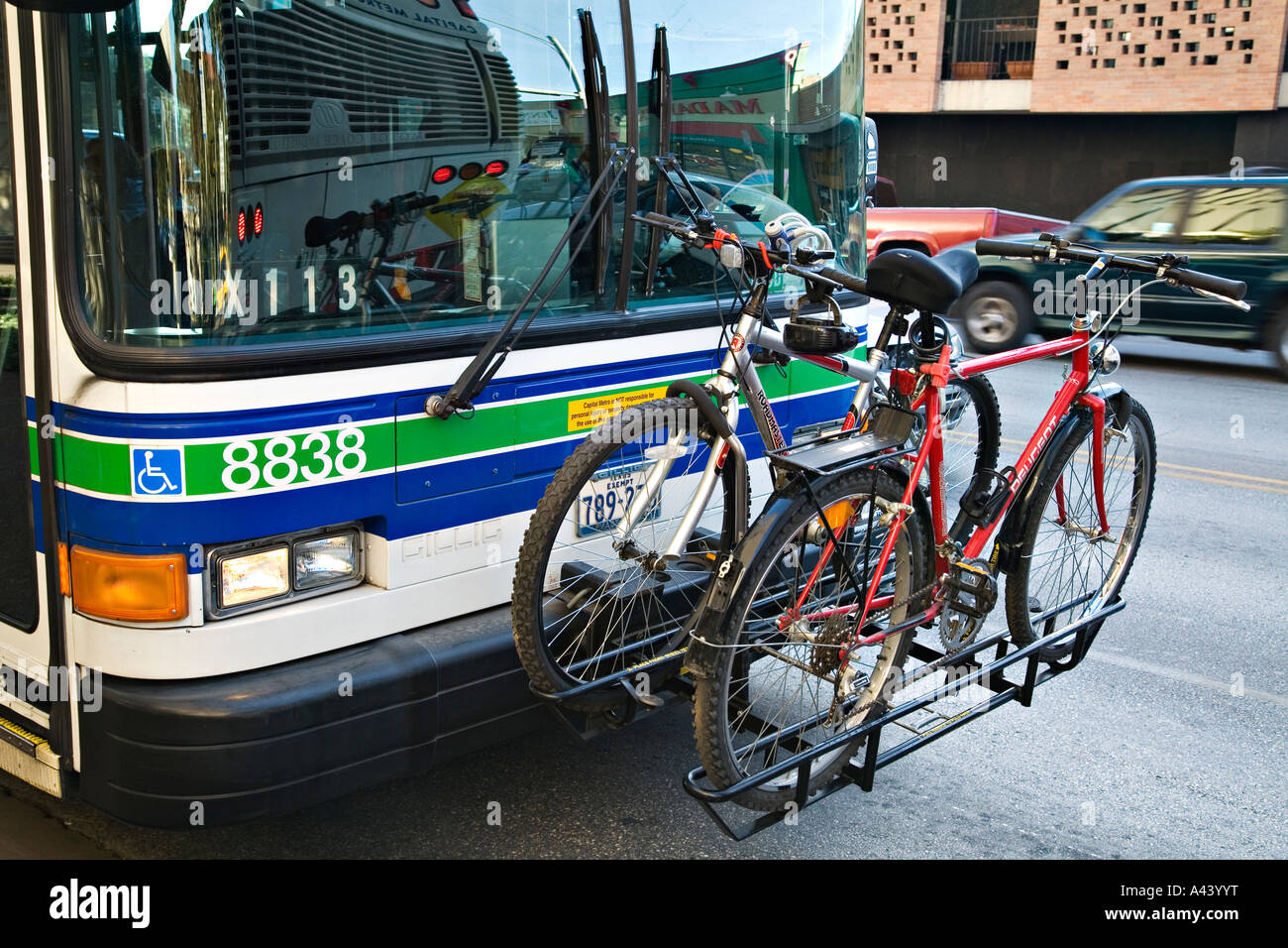Bike rack on bus hi-res stock photography and images - Page 2 - Alamy