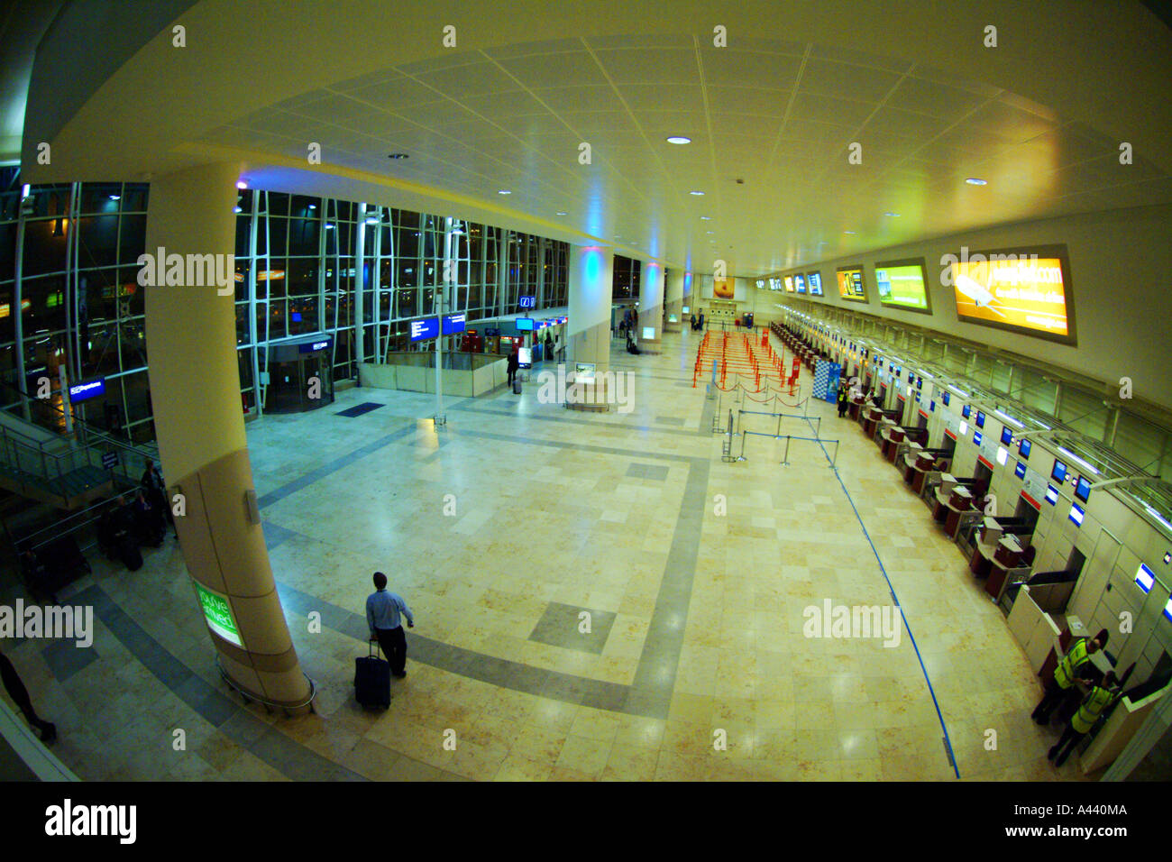 liverpool airport departures lounge checkin merseyside england uk