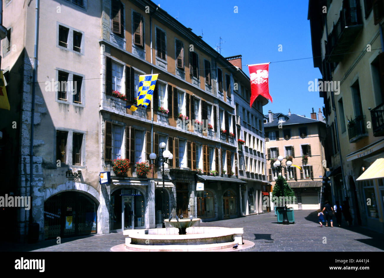 Chambery Savoie France French town historic Stock Photo