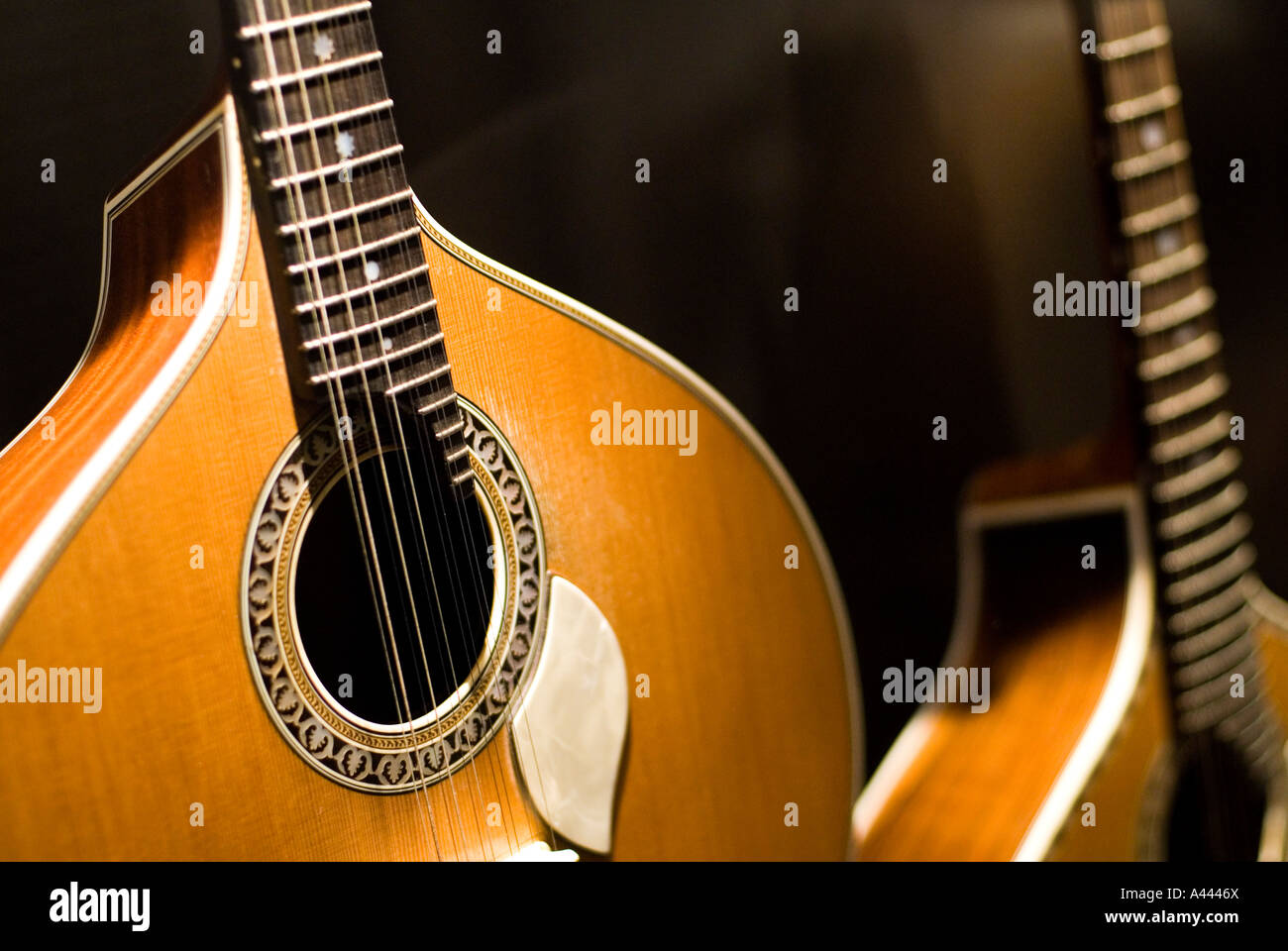 Portuguese guitars in the Fado museum CASO DO FADO DA GUITARRA