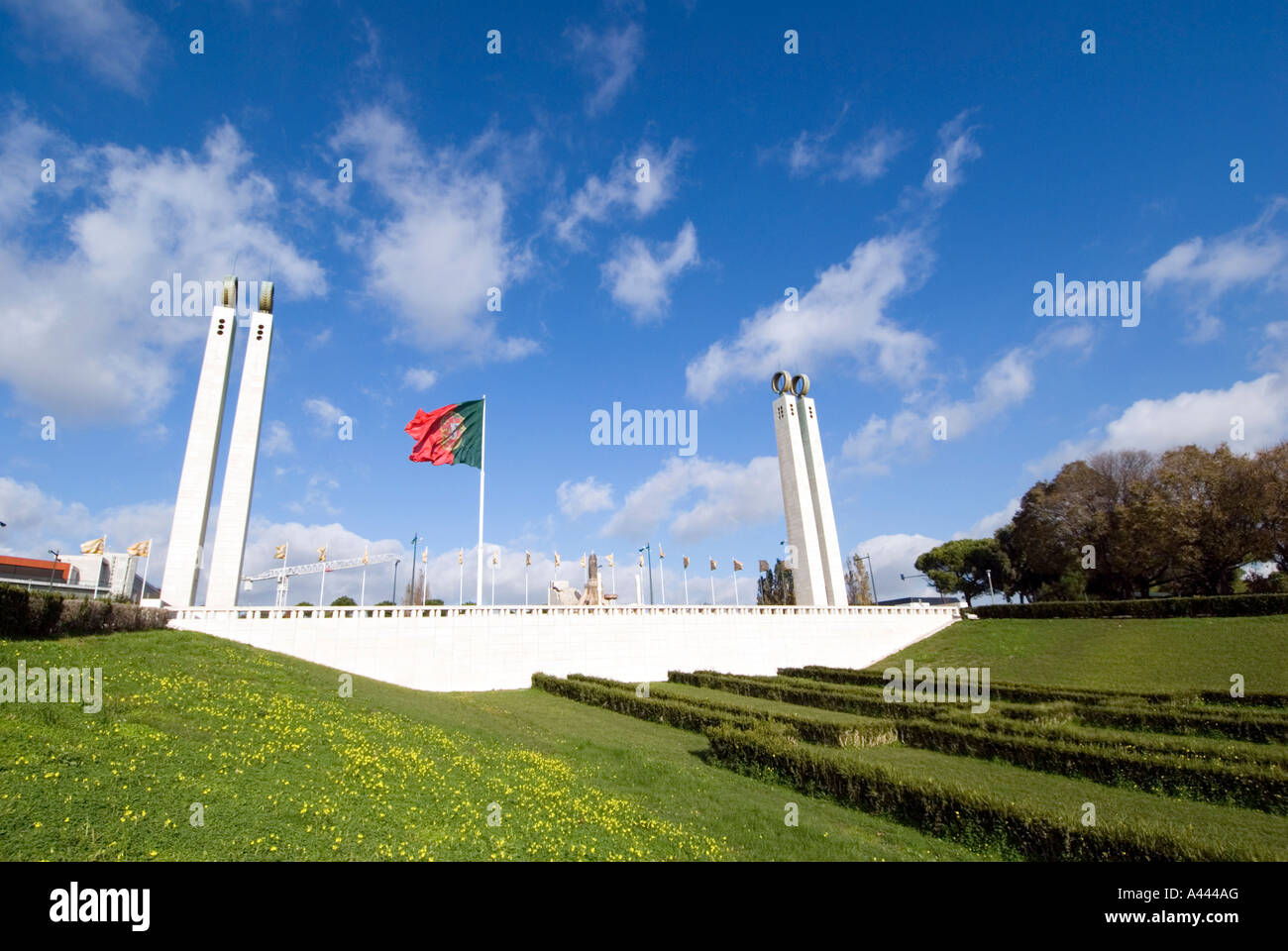 The ESTUFAS memorial in PARQUE EDUARDO VII Lisbon Portugal Stock Photo