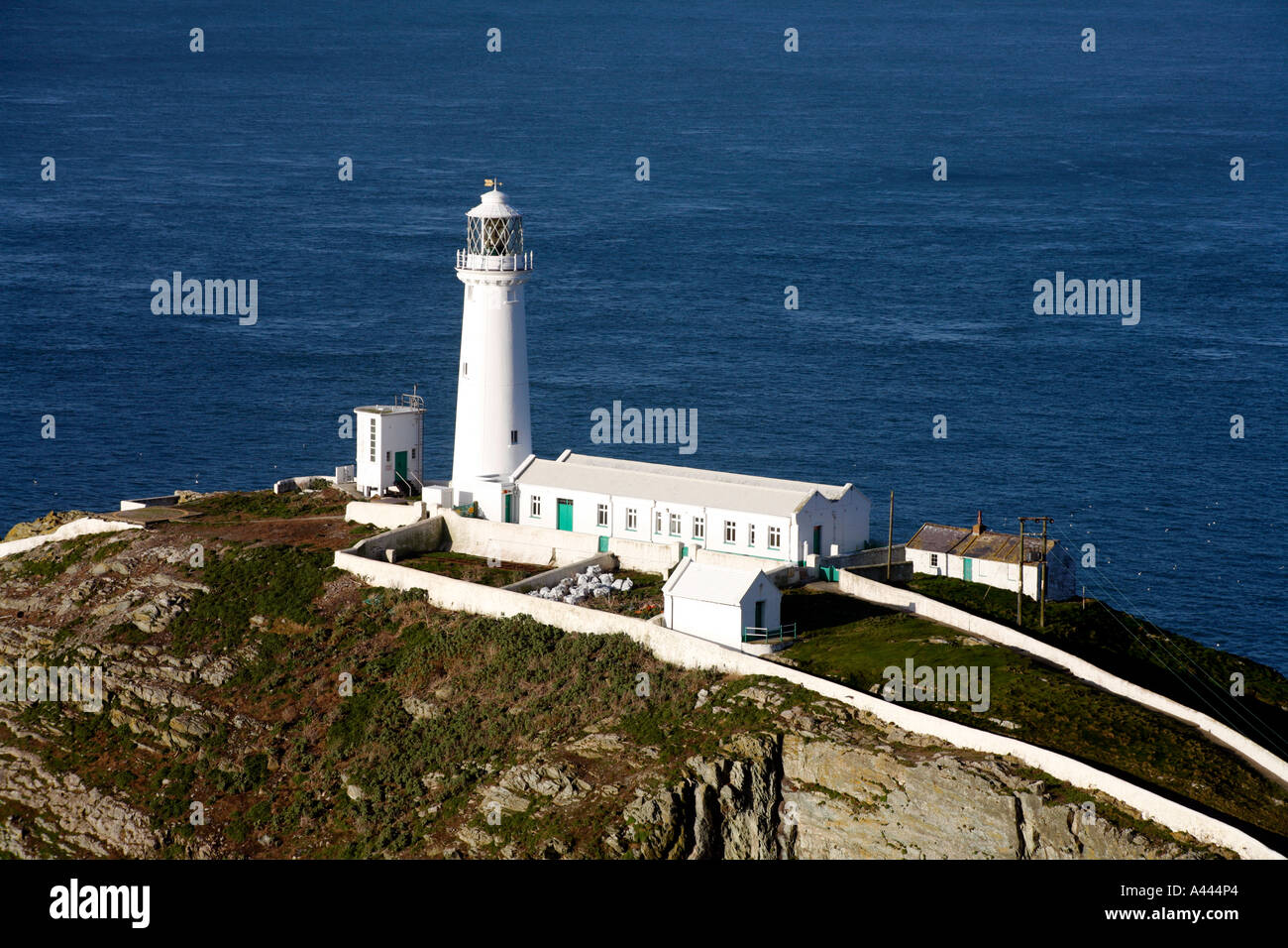 South Stack Lighthouse, Anglesey, Wales Stock Photo