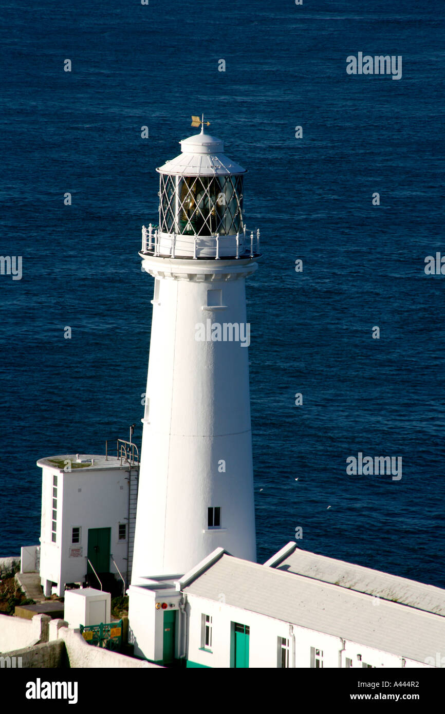 South Stack Lighthouse , Anglesey, Wales Stock Photo