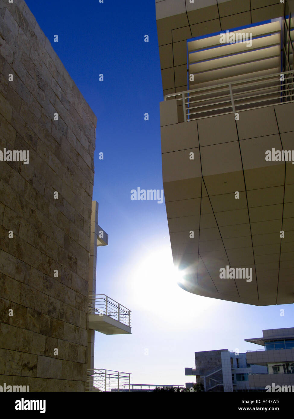 Getty Museum Los Angeles Stock Photo Alamy