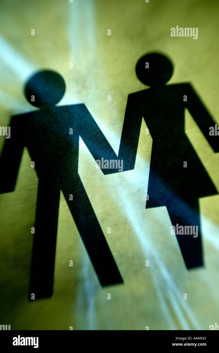 Man woman shapes Stock Photo - Alamy