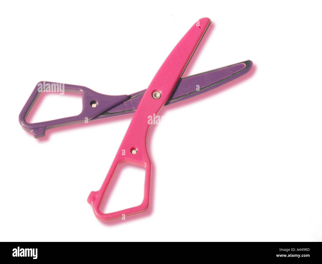 Child's plastic scissors Stock Photo - Alamy