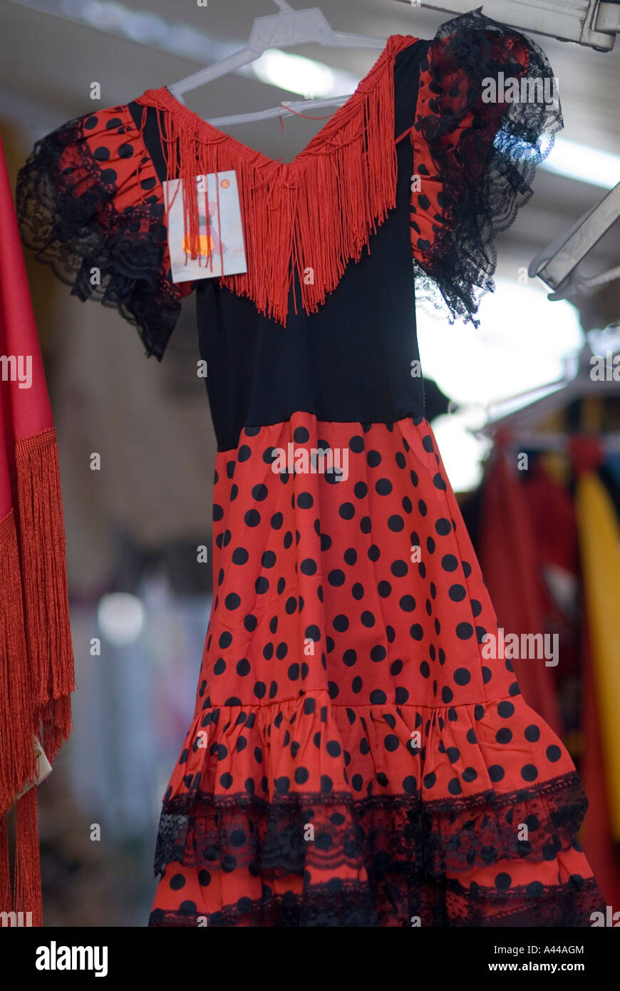 KIDS A-LINE GATHERED DRESS 12-14 FLAMENCO FLAMINGO