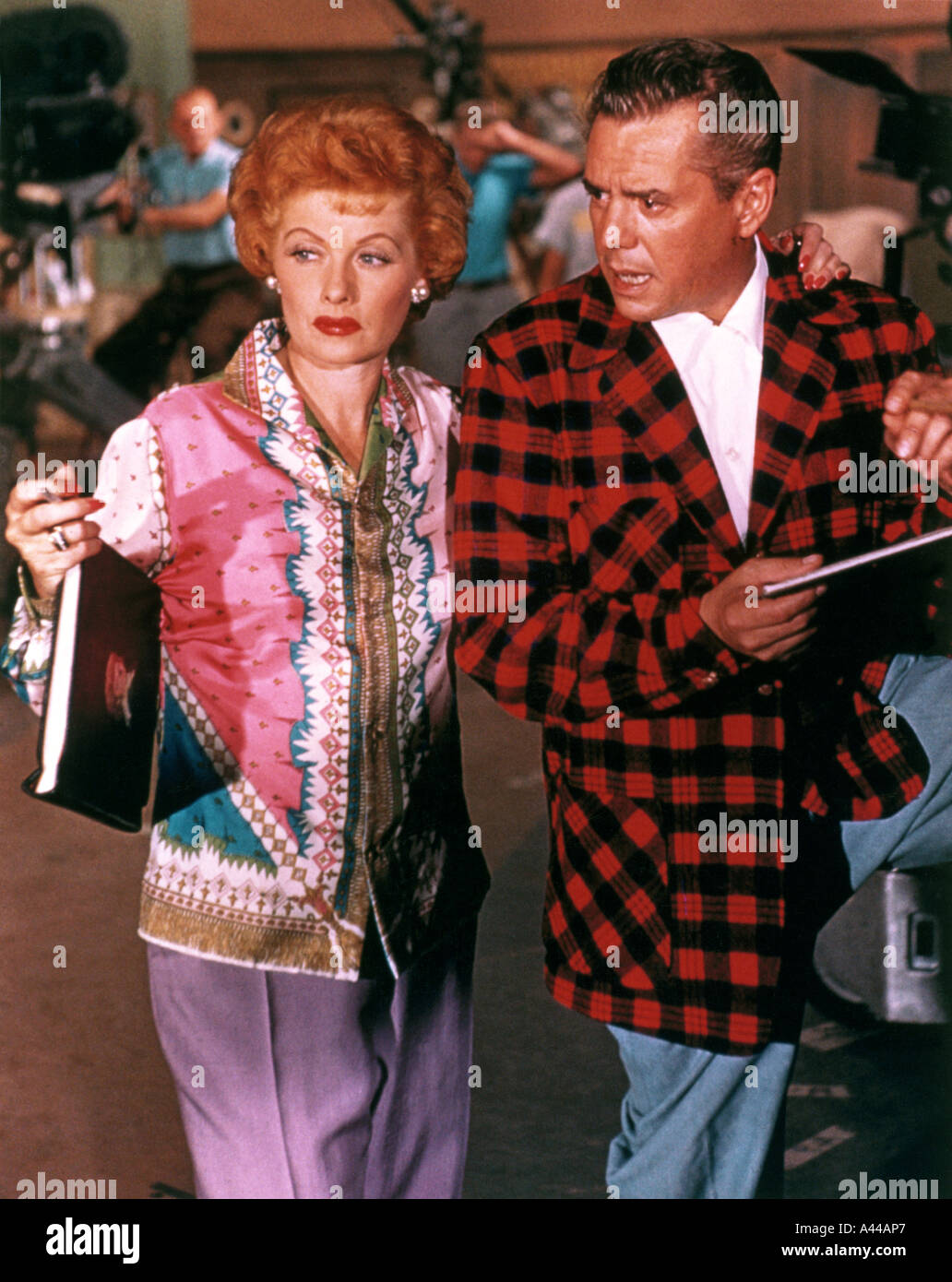 LUCILLE BALL abd husband Desi Arnaz Stock Photo