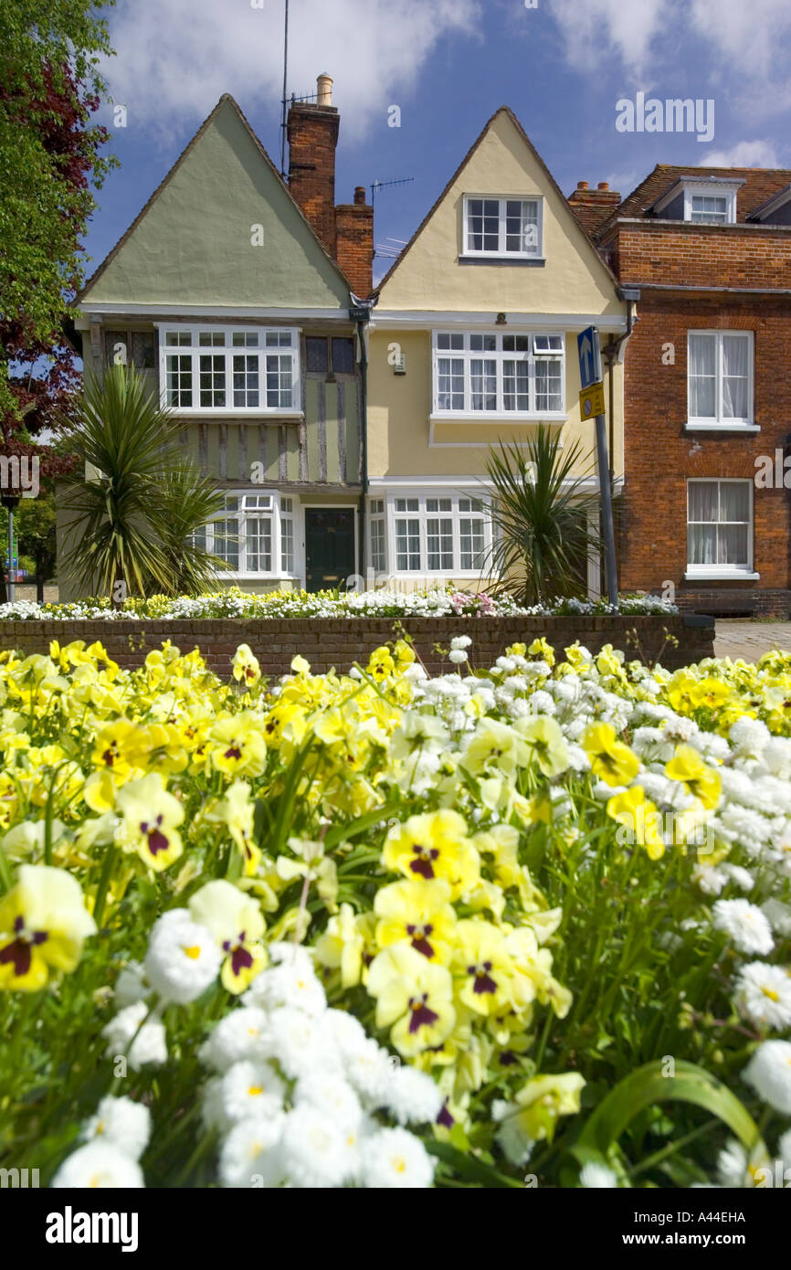 Houses in Abbey Street Faversham Kent Stock Photo Alamy