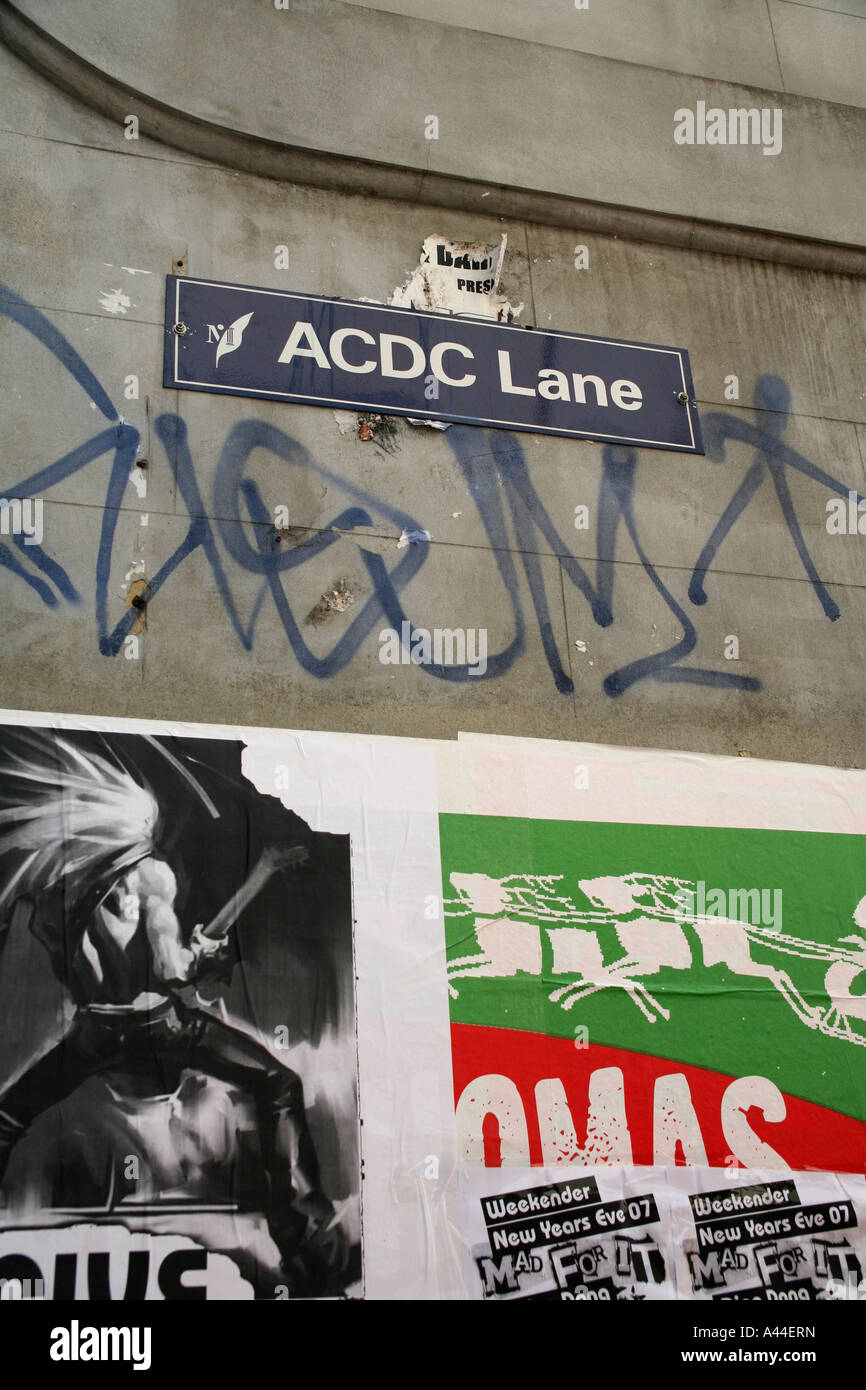 Acdc lane hi-res stock photography and images - Alamy