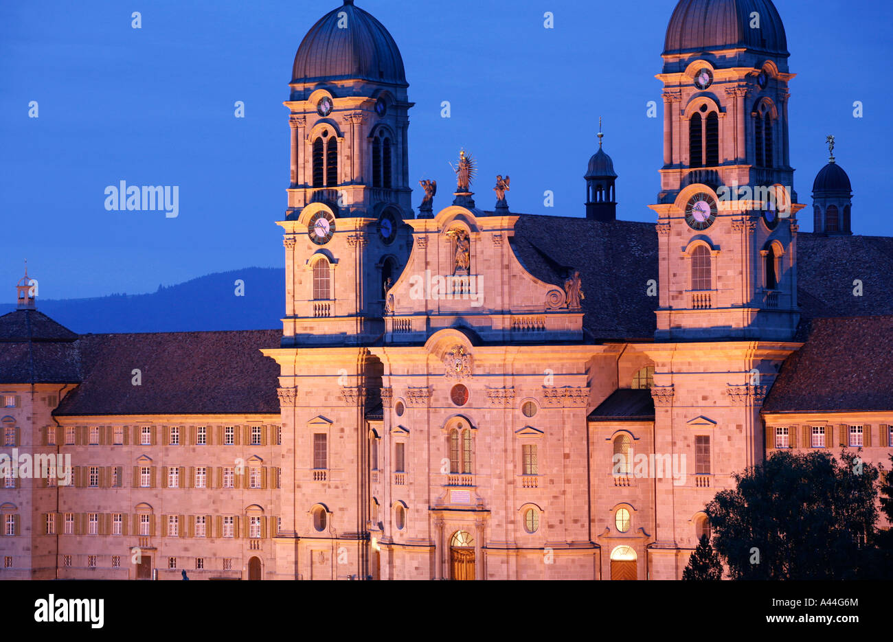 Switzerland, monastery of EINSIEDELN Stock Photo Alamy