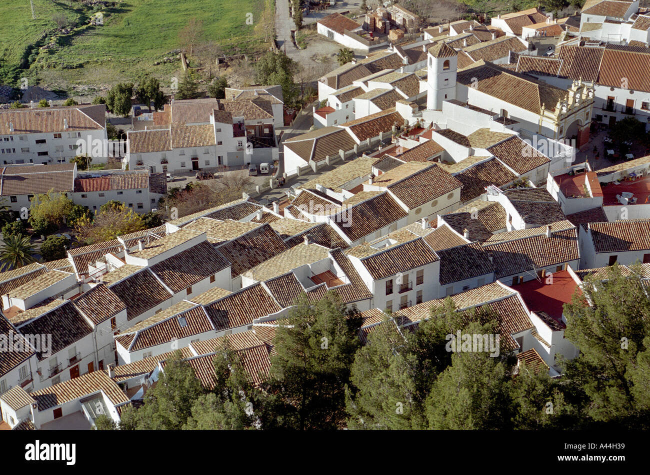 Zahara de la sierra aerial hi-res stock photography and images - Alamy