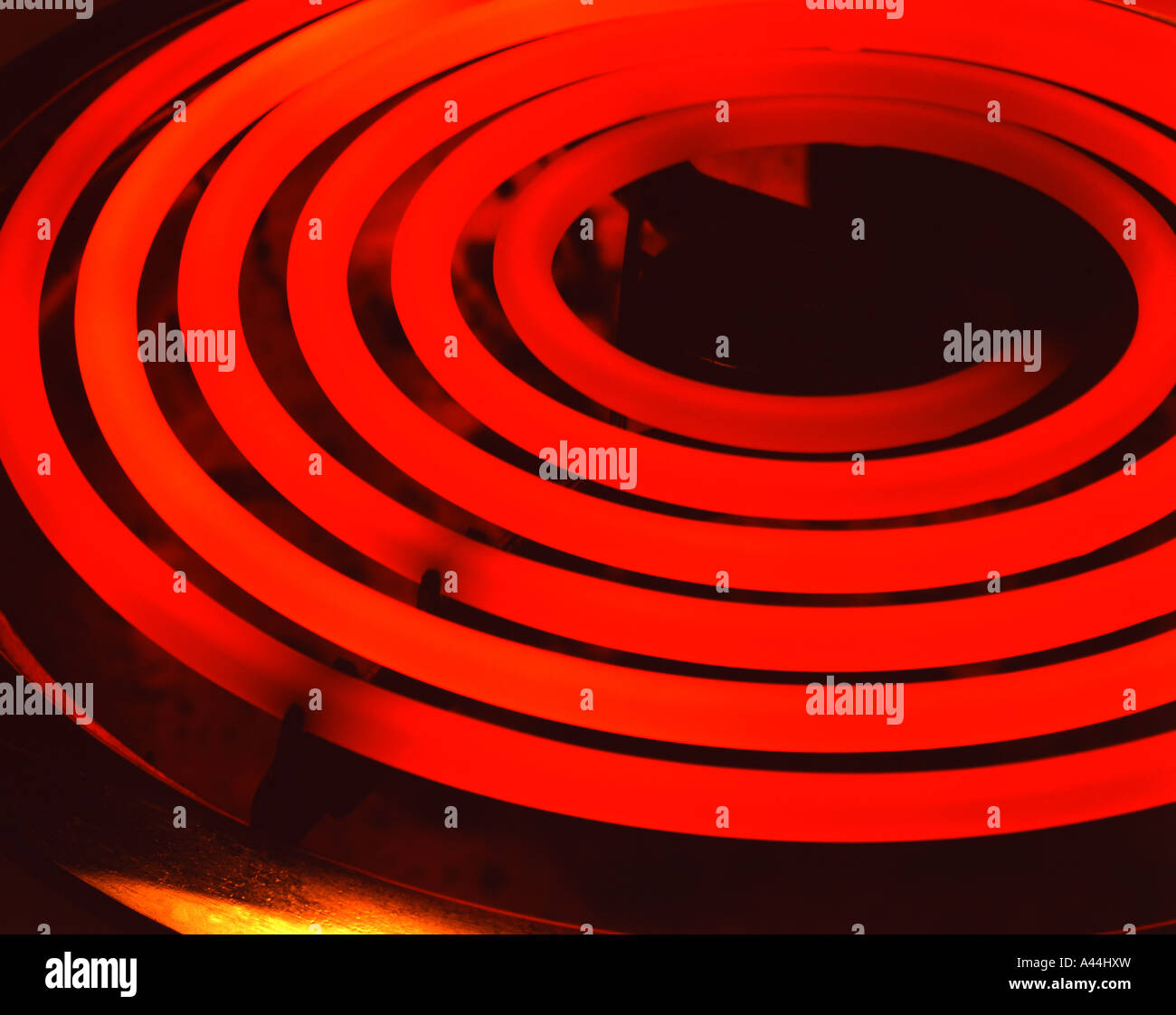 Electric stove burner Stock Photo - Alamy