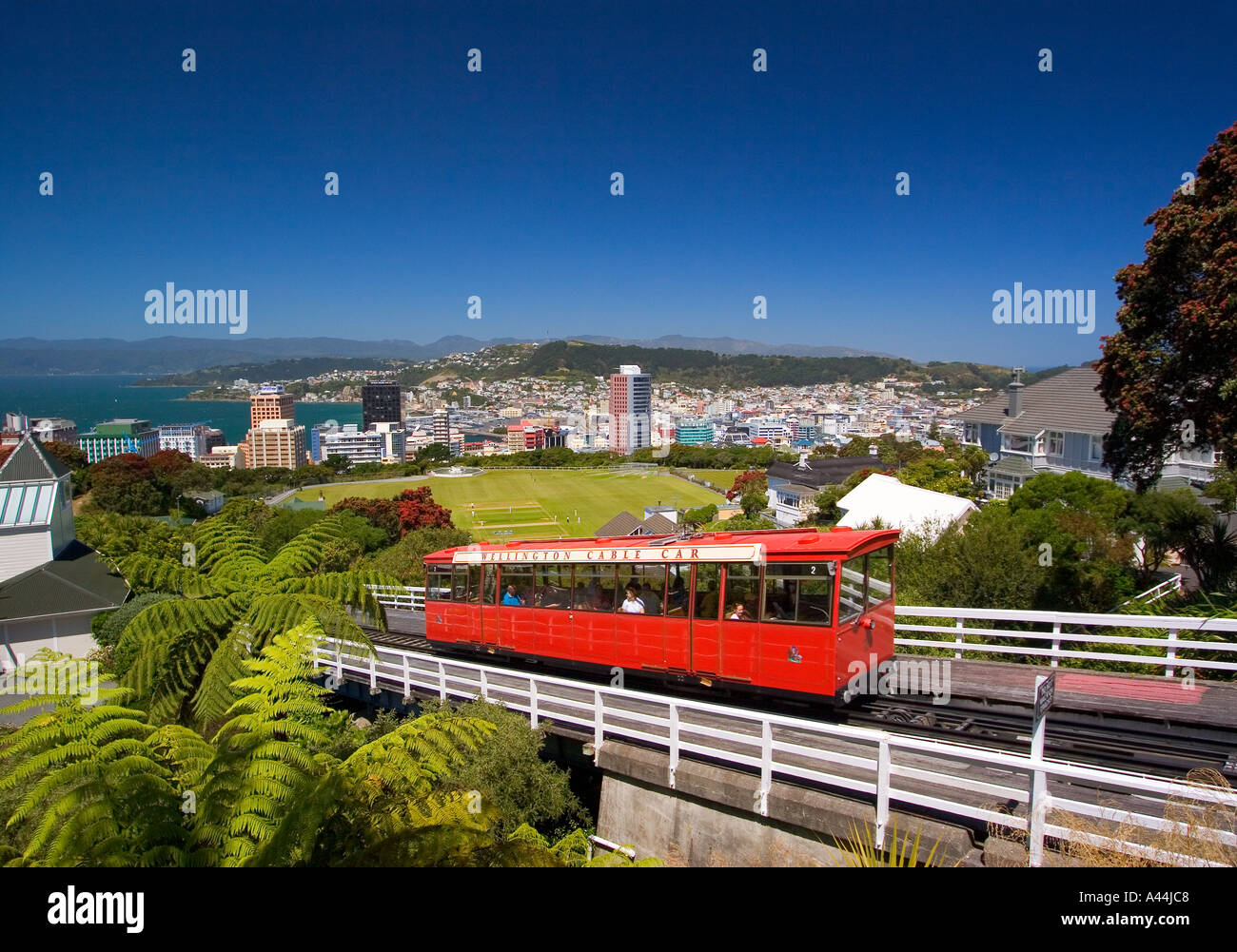 Wellington Cable Car Stock Photo