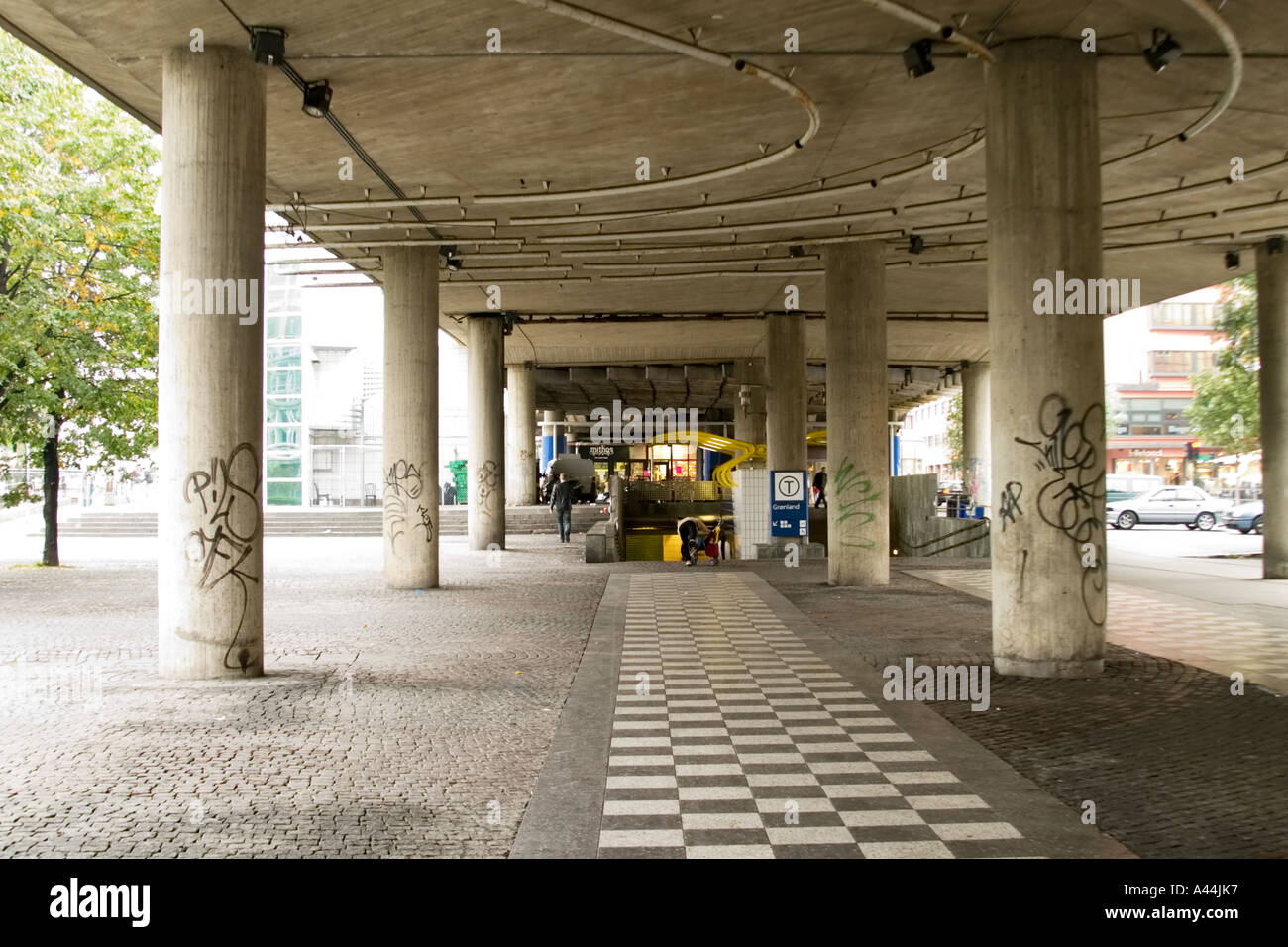 Gronland subway station in Oslo Norway Stock Photo