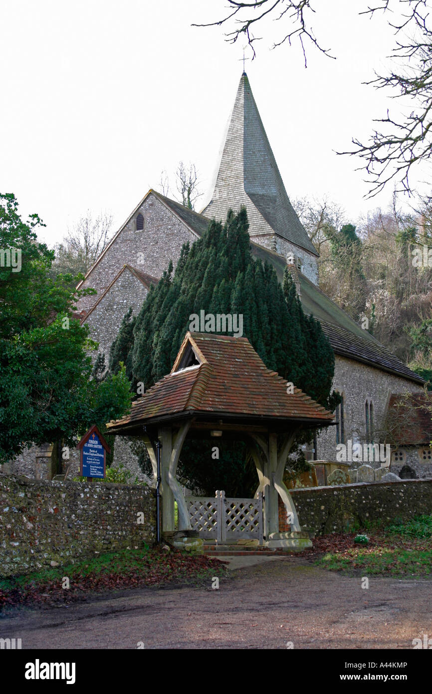 St John the Baptist Church at Findon, West Sussex Stock Photo Alamy