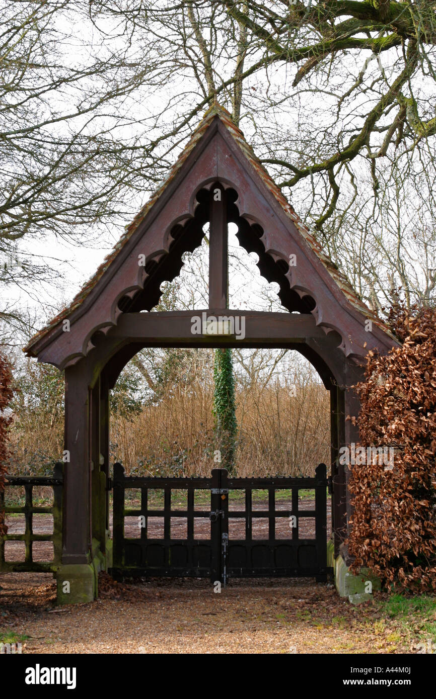 Church of St Mary the Virgin in Clapham village, West Sussex Stock