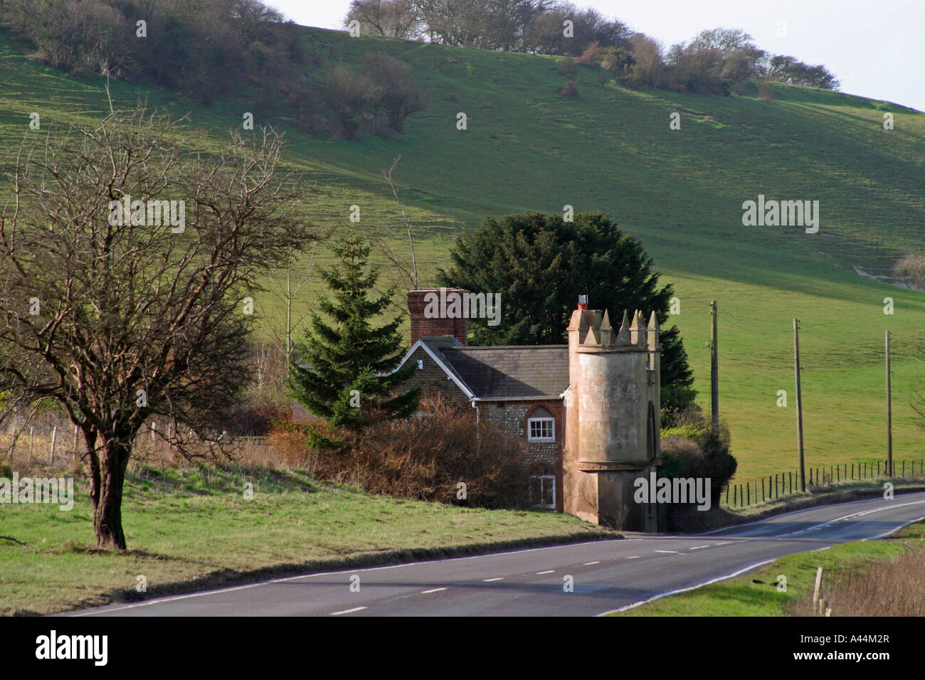 Toll House on the A280 Long Furlong between Findon and Clapham, West