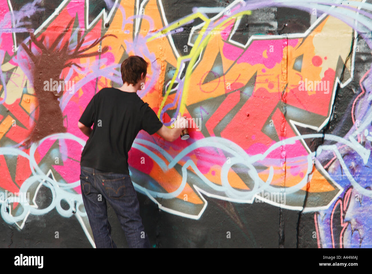 Teenage artist hi-res stock photography and images - Alamy