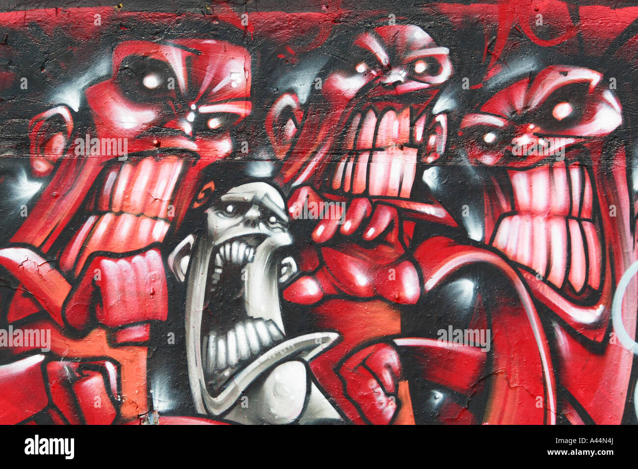 Graffitti Wall art Stock Photo