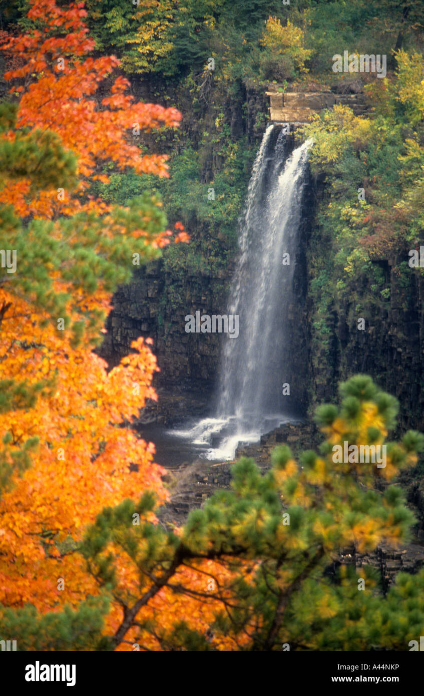 New England Waterfall. Stock Photo