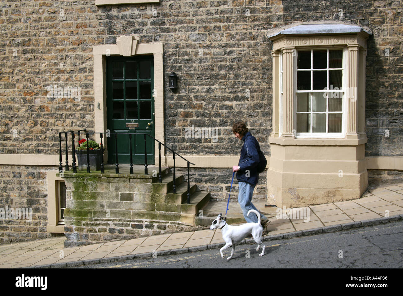 street house Bargate Richmond North Yorkshire Stock Photo Alamy