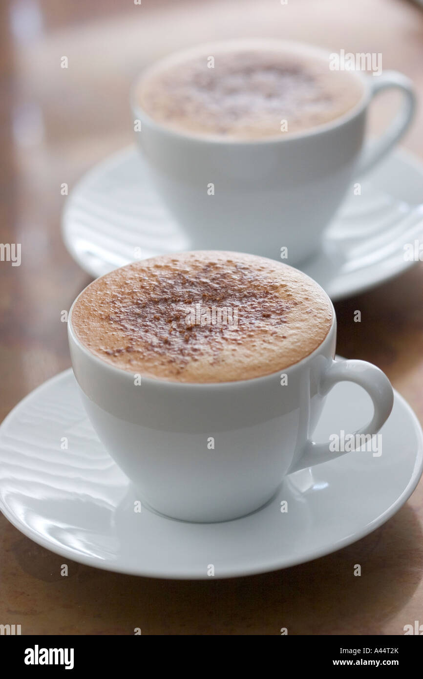 Delicious cafe mocha combines coffee and chocolate in one perfect drink Stock Photo