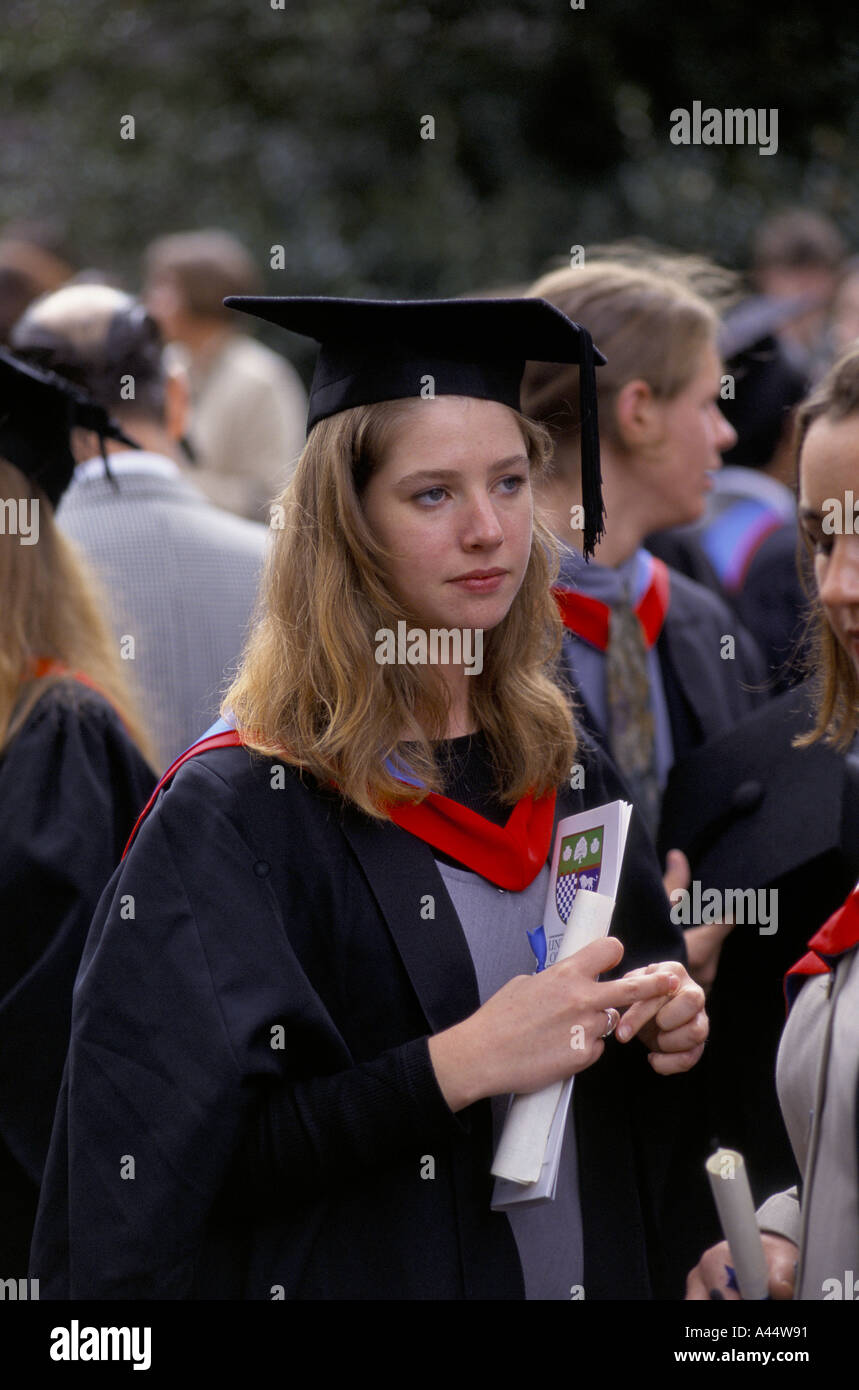 graduation ceremony luton uni 1994 Stock Photo - Alamy