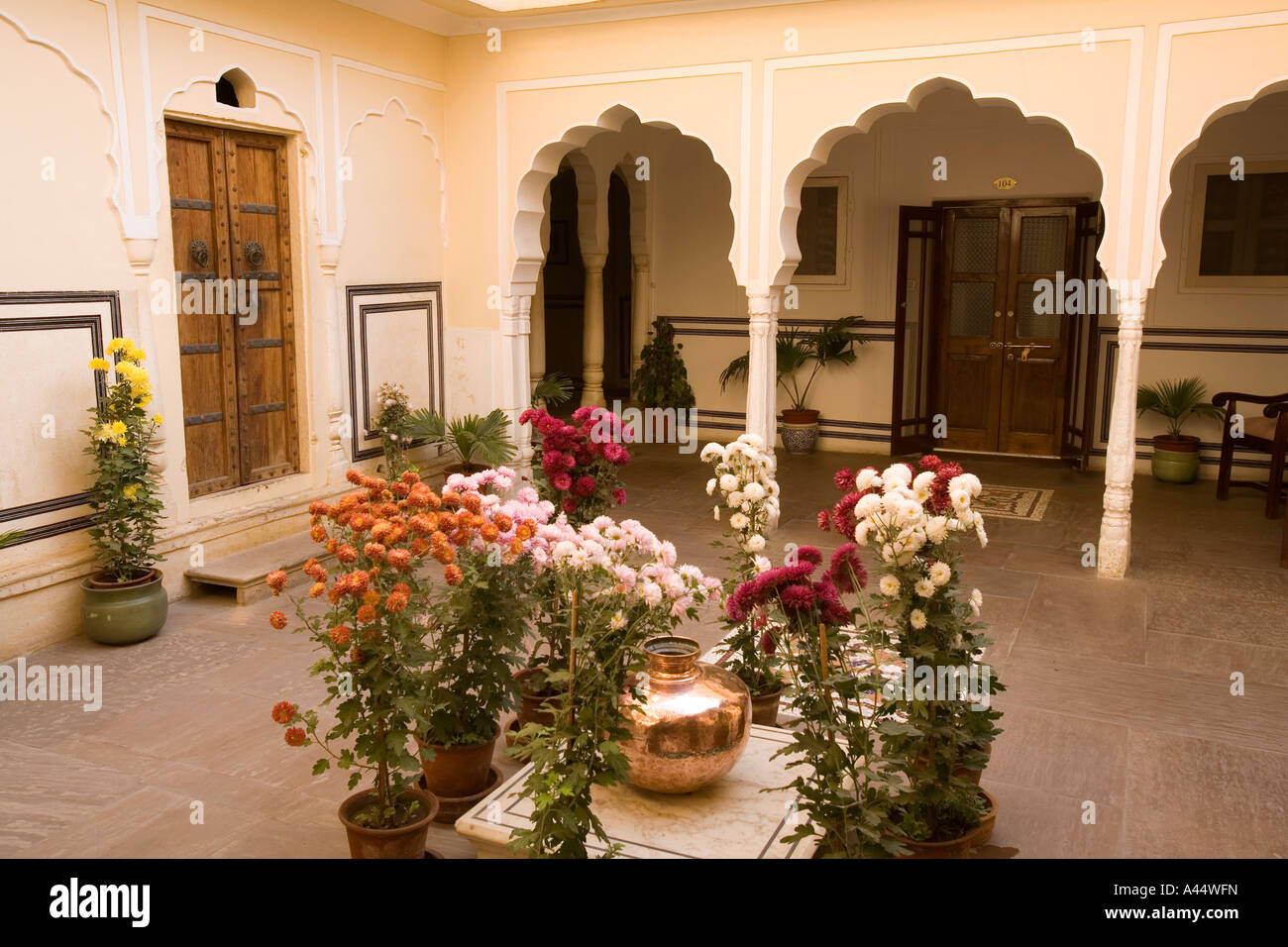 Traditional Indian House Courtyard Stock Photos & Traditional Indian