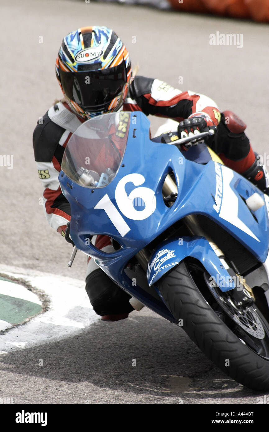motorbike speed thrill Stock Photo