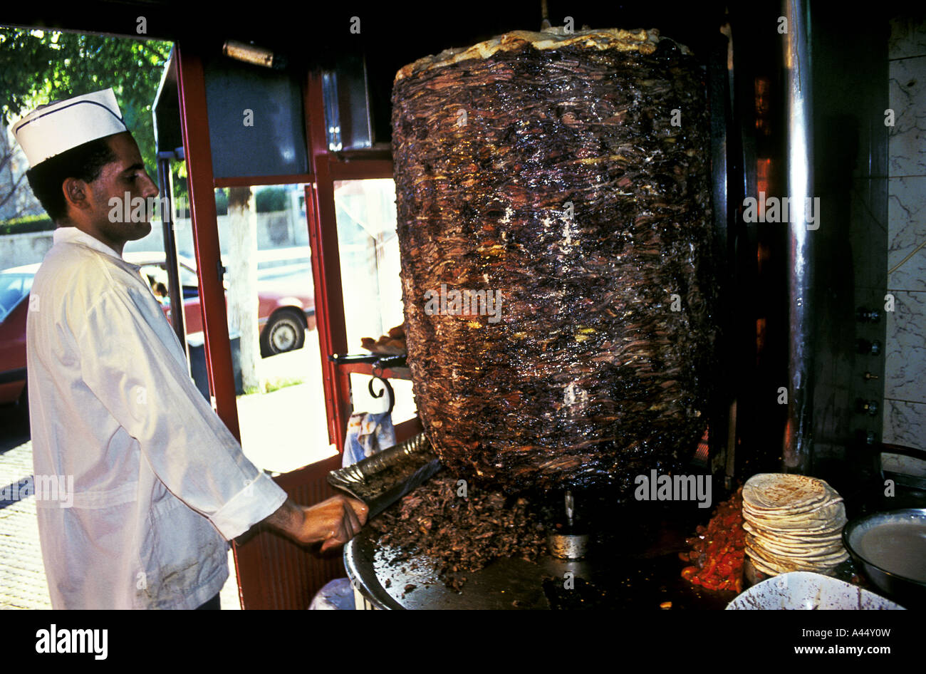 the biggest Shawarma ( Doner Kebab ) found in the middle east. Amman