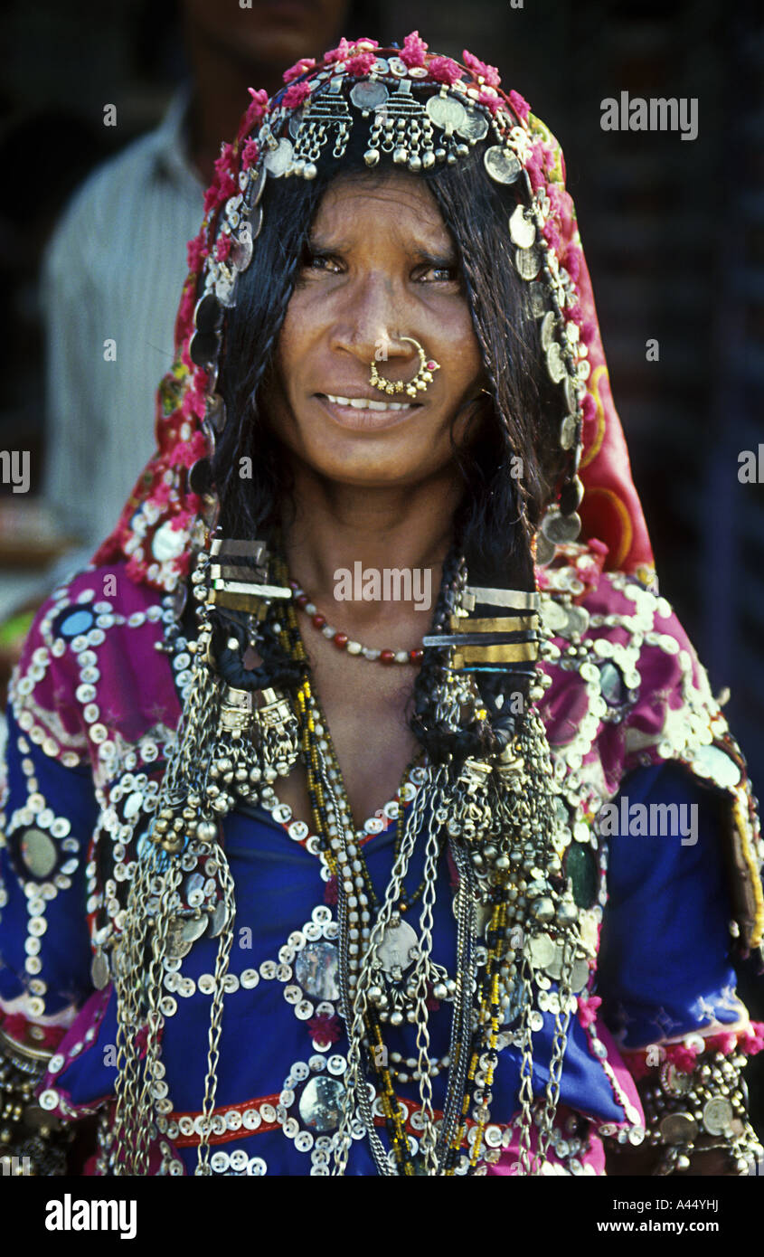 A portrait of a tribal woman in Andhra Pradesh Stock Photo - Alamy