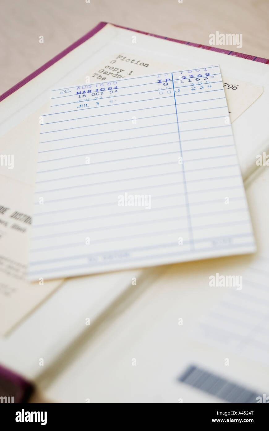 Library book [date stamp] hires stock photography and images Alamy